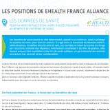 Les Données de santé : la position de eHealth France